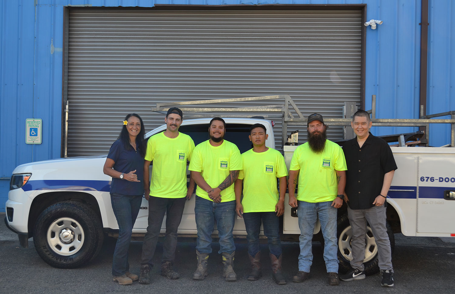 image of commercial sales and installation team